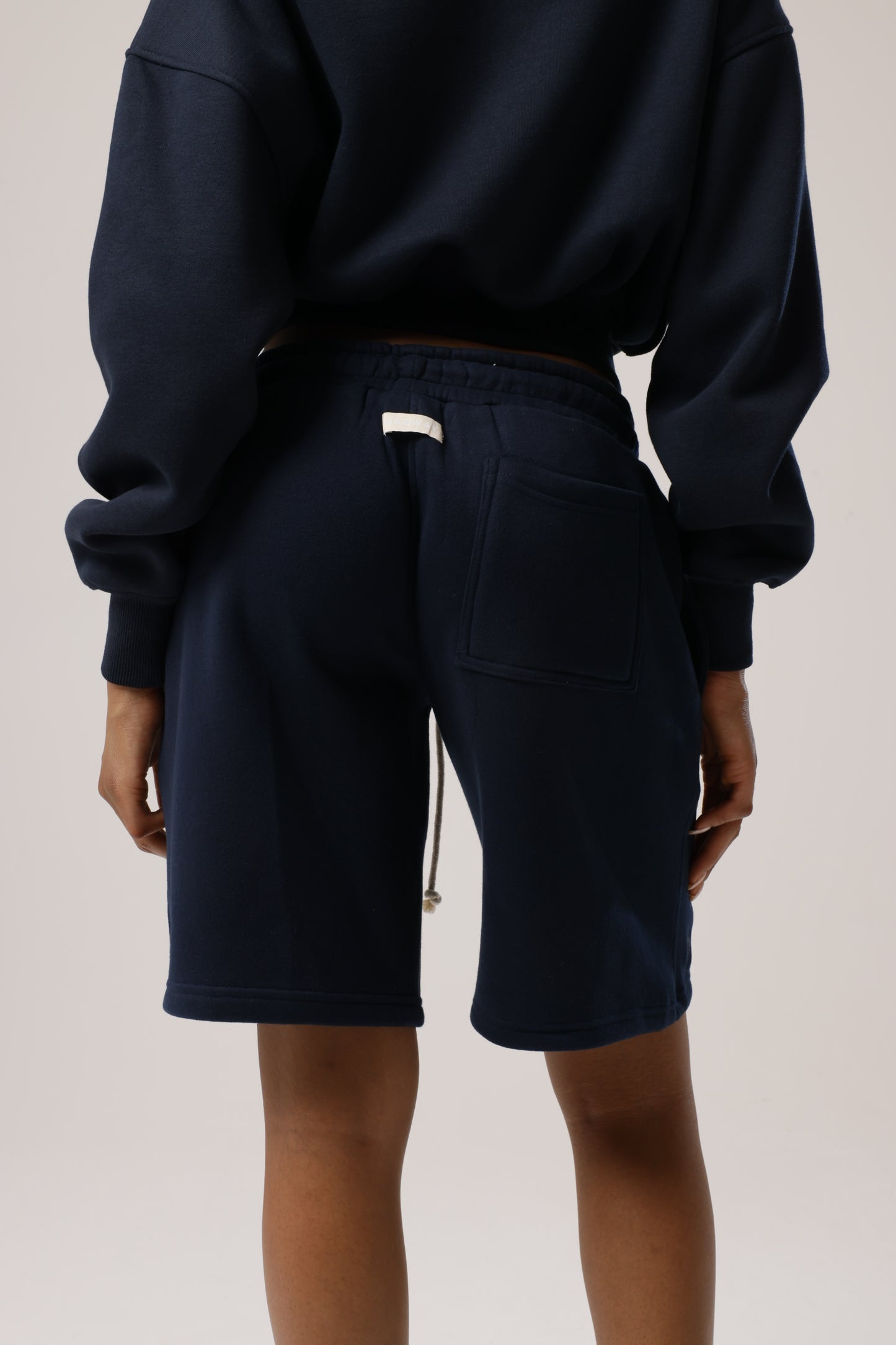 Plush track shorts - Azure