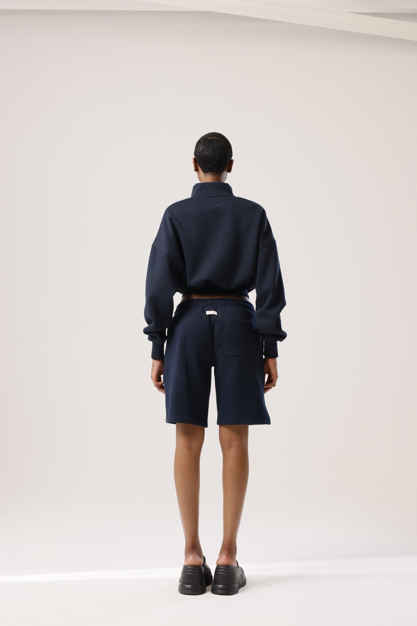 Plush track shorts - Azure