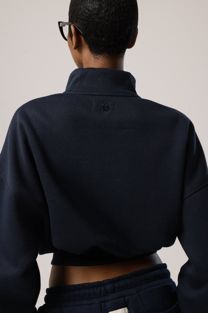 Plush track jacket - Azure